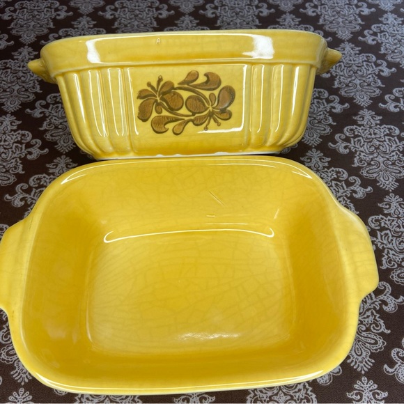 Vintage 1983 Pfaltzgraff Village F.T.D.A. 16 oz., USA Rectangular Baker VG - Picture 2 of 7